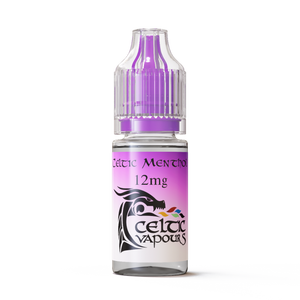 Celtic Vapours 10ml e-liquid box of 10 UK-made freebase