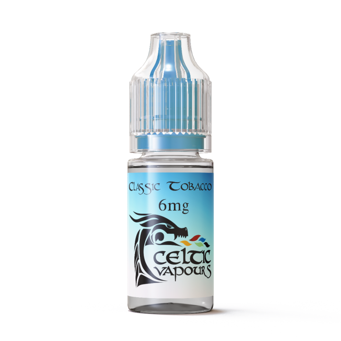Celtic Vapours 10ml e-liquid box of 10 UK-made freebase