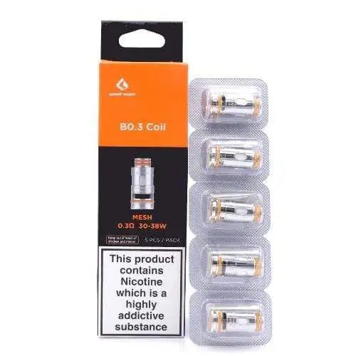 Geekvape B Series Coils 0.4/0.6/0.3/0.2/1.2ohm - Pack of 5