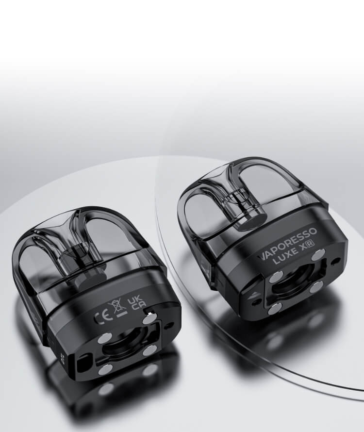 Vaporesso LUXE XR replacement pods, twin pack, side view