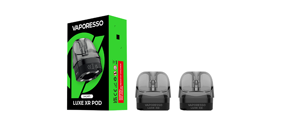 Vaporesso LUXE XR Pod MTL 5ml packaging and pods