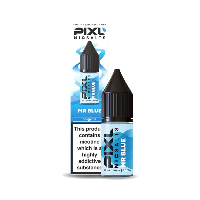 PIXL Nic Salts Mr Blue 5mg 10ml nic salt bottle