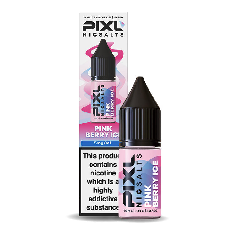 PIXL Nic Salts Pink Berry Ice 5mg 10ml nic salt bottle