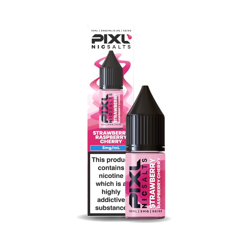 PIXL Nic Salts Strawberry Raspberry Cherry 5mg 10ml nic salt bottle