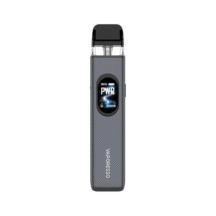 Vaporesso Xros 6 pod kit in Carbon Fibre Grey — refillable MTL vape