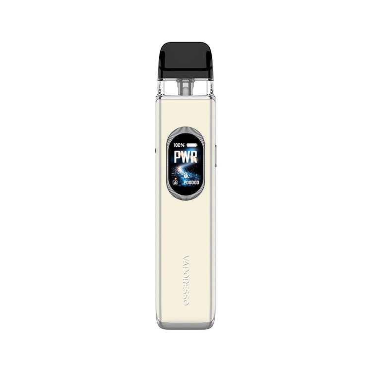 Vaporesso Xros 6 pod kit in Pearl White — refillable MTL vape