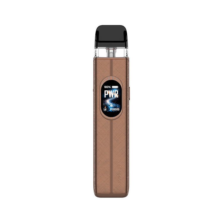 Vaporesso Xros 6 pod kit in Silk Brown — refillable MTL vape