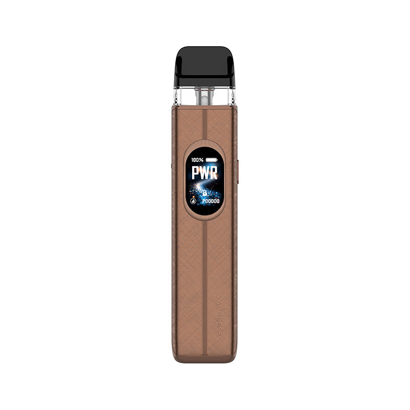 Vaporesso Xros 6 pod kit in Silk Brown — refillable MTL vape