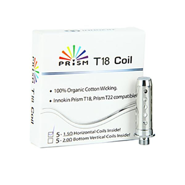 Innokin Prism T18 1.5/2.0 Ohm Coils - Single Coil (Discount on Packs)